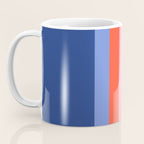 Retro Stripes - blue Coffee Mug Gallery Image 3