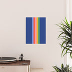 Retro Stripes - blue Poster Gallery Image 2