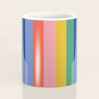 Retro Stripes - blue Coffee Mug Gallery Image 4