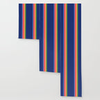 Retro Stripes - blue Wallpaper Gallery Image 3