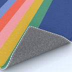 Retro Stripes - blue Rug Gallery Image 4