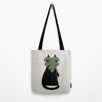 Cat and Plant 14: Monster-a Tote Bag Gallery Image 2