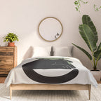 Cat and Plant 14: Monster-a Comforter Gallery Image 3