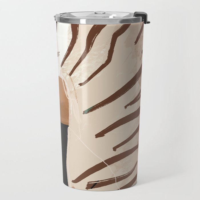 Abstract Art Tiger Travel Mug Gallery Image 2
