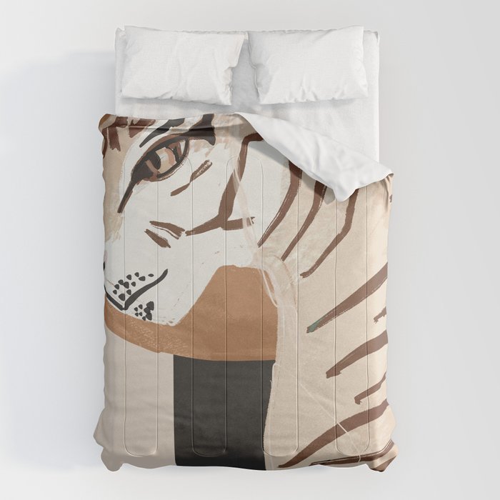Abstract Art Tiger Comforter Gallery Image 6