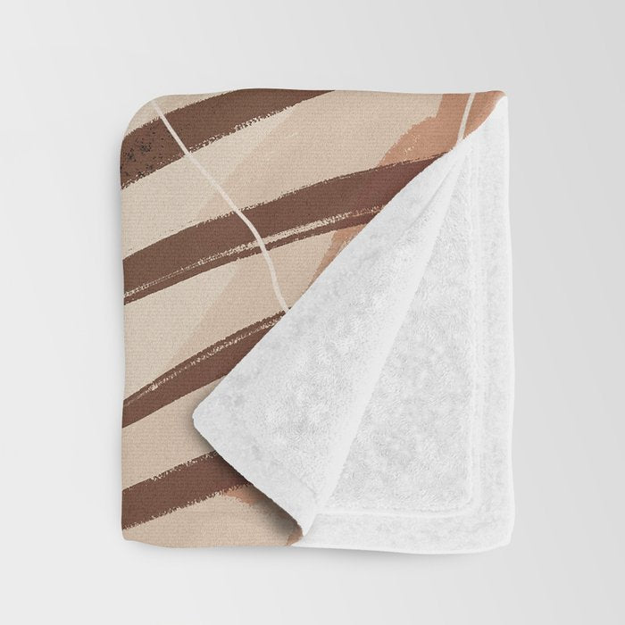 Abstract Art Tiger Throw Blanket Gallery Image 3