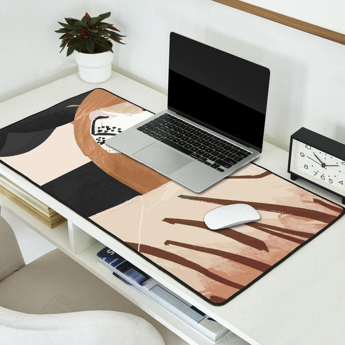 Abstract Art Tiger Desk Mat Gallery Image 2