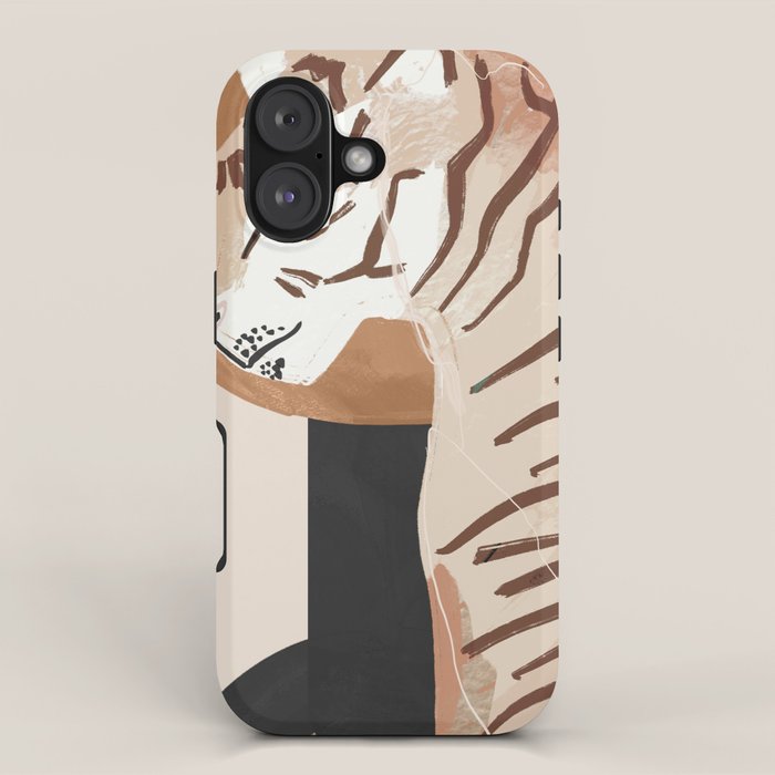 Abstract Art Tiger iPhone Case Gallery Image 1