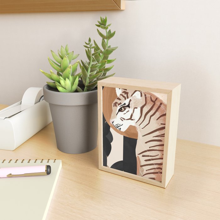 Abstract Art Tiger Mini Art Print Gallery Image 2