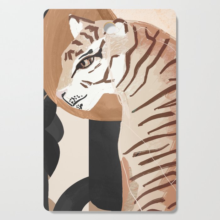 Abstract Art Tiger Cutting Board Gallery Image 1