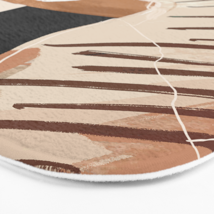 Abstract Art Tiger Bath Mat Gallery Image 3