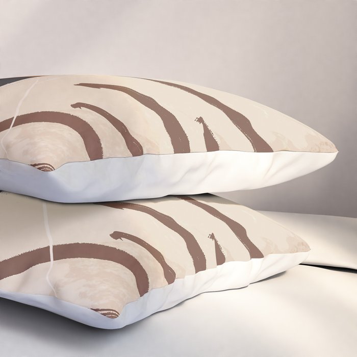 Abstract Art Tiger Pillow Sham Gallery Image 3