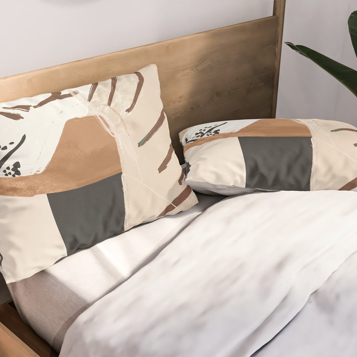 Abstract Art Tiger Pillow Sham Gallery Image 2