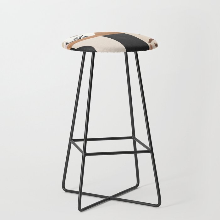 Abstract Art Tiger Stool Gallery Image 1
