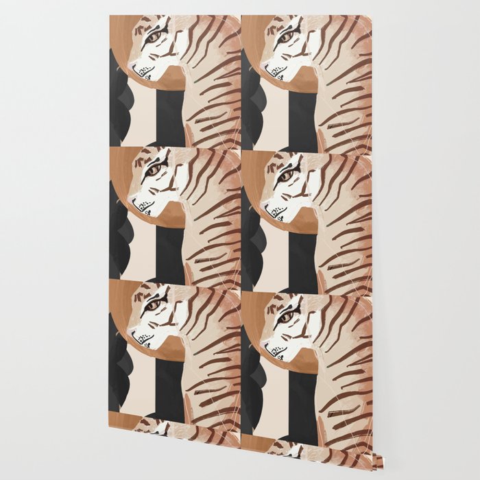 Abstract Art Tiger Wallpaper Gallery Image 2