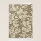 Hibiscus Pareau Hawaiian Floral Aloha Shirt Print Stationery Card Gallery Image 2