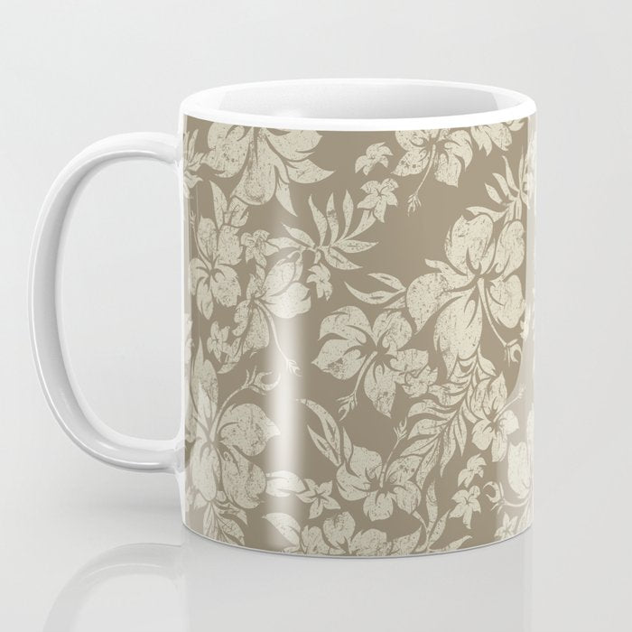 Hibiscus Pareau Hawaiian Floral Aloha Shirt Print Coffee Mug Gallery Image 3