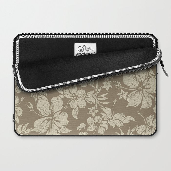 Hibiscus Pareau Hawaiian Floral Aloha Shirt Print Laptop Sleeve Gallery Image 2
