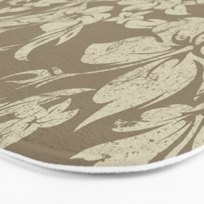 Hibiscus Pareau Hawaiian Floral Aloha Shirt Print Bath Mat Gallery Image 3