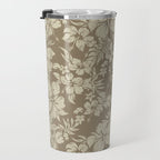 Hibiscus Pareau Hawaiian Floral Aloha Shirt Print Travel Mug Gallery Image 3