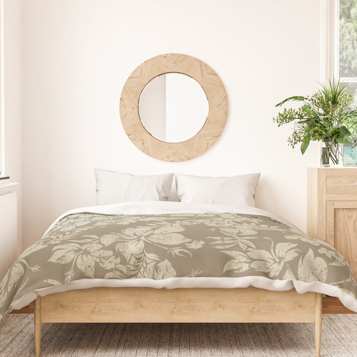 Hibiscus Pareau Hawaiian Floral Aloha Shirt Print Duvet Cover Gallery Image 3