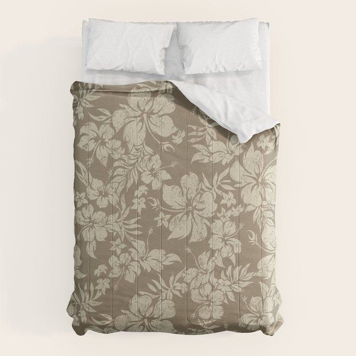 Hibiscus Pareau Hawaiian Floral Aloha Shirt Print Comforter Gallery Image 6