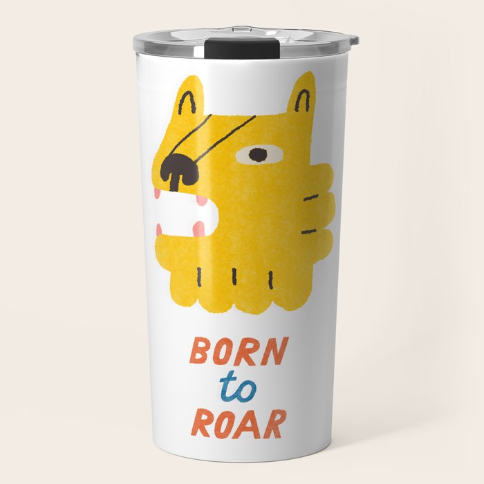 Born to roar Travel Mug Gallery Image 1