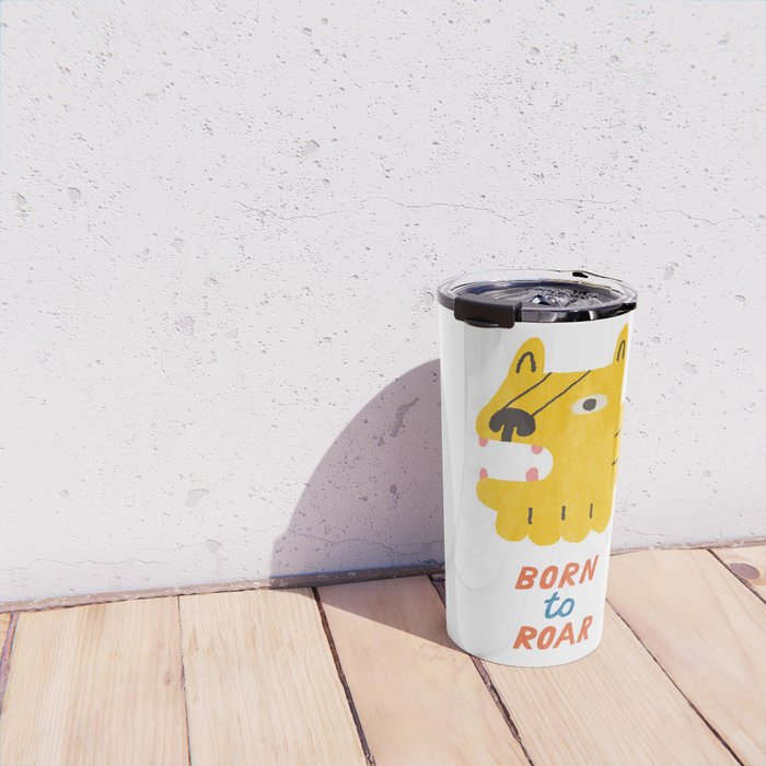 Born to roar Travel Mug Gallery Image 4