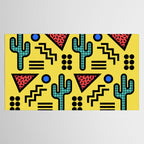 Retro 1980s Memphis Style Southwestern Cactus Design 431 Tablecloth Gallery Image 2