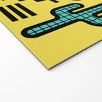 Retro 1980s Memphis Style Southwestern Cactus Design 431 Welcome Mat Gallery Image 2