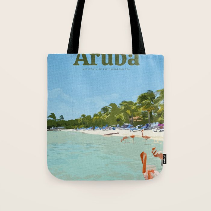 Visit Aruba Tote Bag Gallery Image 1