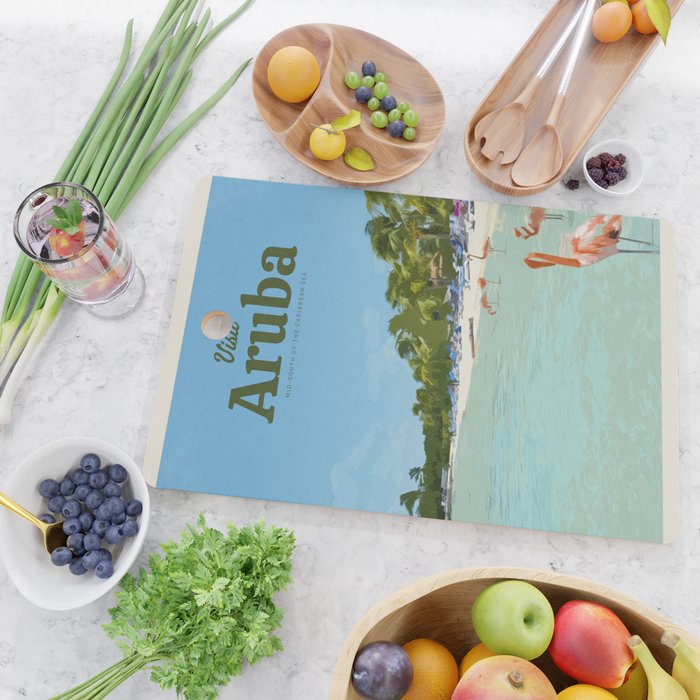 Visit Aruba Cutting Board Gallery Image 2