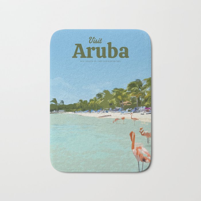 Visit Aruba Bath Mat Gallery Image 1
