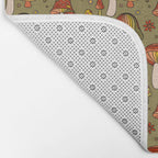 Mushroom Print Bath Mat Gallery Image 2