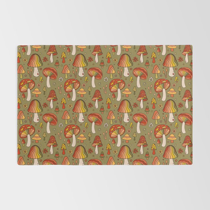 Mushroom Print Rug Gallery Image 2