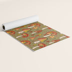 Mushroom Print Yoga Mat Gallery Image 2