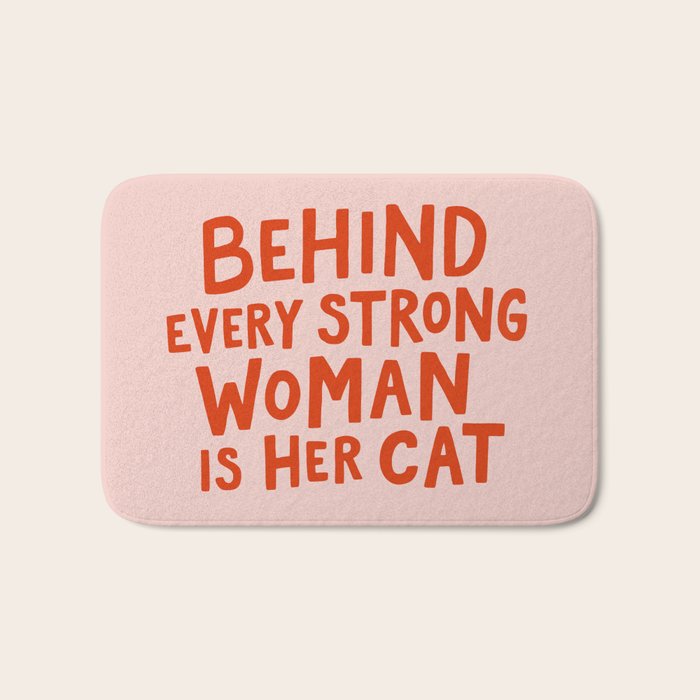Behind Every Strong Woman Bath Mat Gallery Image 1