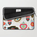 Milagro Love Hearts - White Laptop Sleeve Gallery Image 2