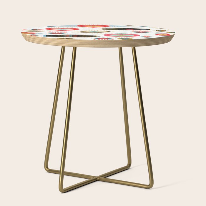 Milagro Love Hearts - White Side Table Gallery Image 1
