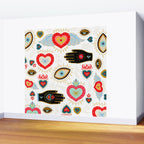 Milagro Love Hearts - White Wall Mural Gallery Image 2