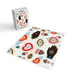 Milagro Love Hearts - White Jigsaw Puzzle Gallery Image 2