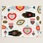 Milagro Love Hearts - White Jigsaw Puzzle Gallery Image 1