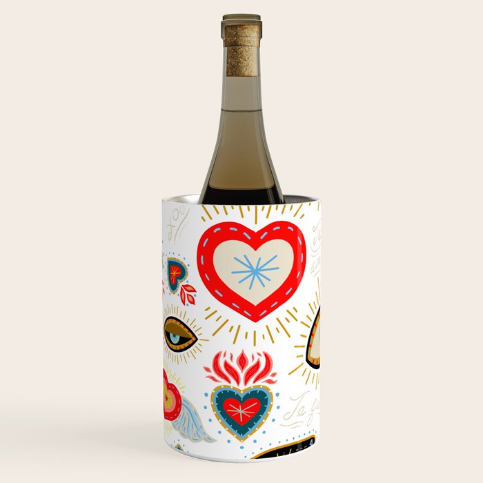 Milagro Love Hearts - White Wine Chiller Gallery Image 2