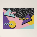 Memphis Pattern 23 - 80s Retro - Pastel Colors Welcome Mat Gallery Image 1