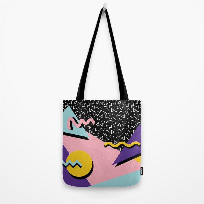 Memphis Pattern 23 - 80s Retro - Pastel Colors Tote Bag Gallery Image 2
