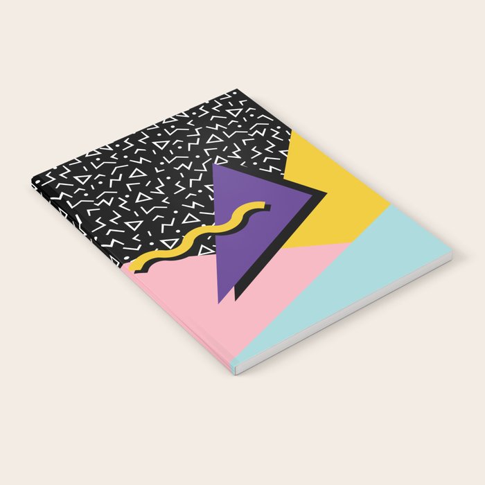 Memphis Pattern 23 - 80s Retro - Pastel Colors Notebook Gallery Image 2