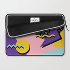 Memphis Pattern 23 - 80s Retro - Pastel Colors Laptop Sleeve Gallery Image 2
