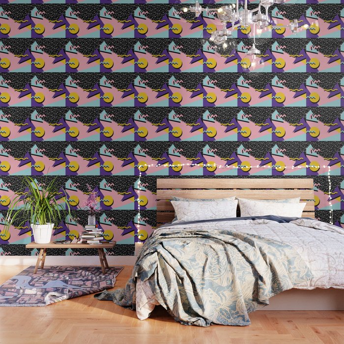 Memphis Pattern 23 - 80s Retro - Pastel Colors Wallpaper Gallery Image 3