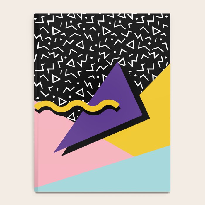 Memphis Pattern 23 - 80s Retro - Pastel Colors Notebook Gallery Image 4