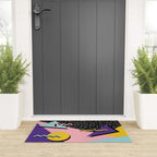 Memphis Pattern 23 - 80s Retro - Pastel Colors Welcome Mat Gallery Image 3